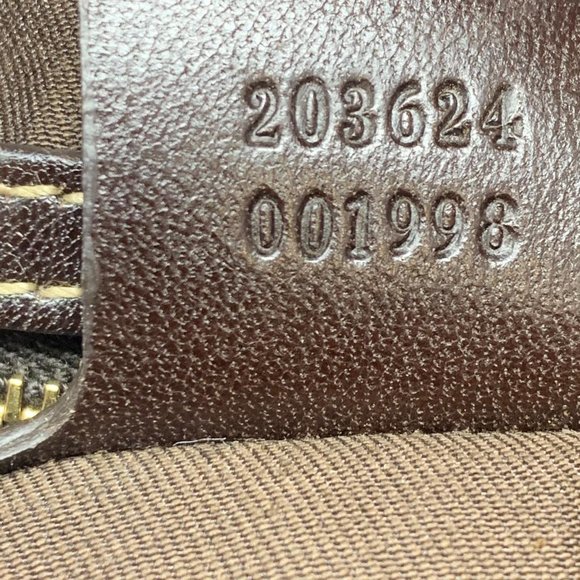 Authentic Gucci Canvas Shoulder Bag - Picture 13 of 14